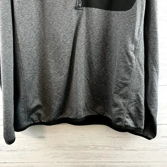 Vineyard Vines Gray Long Sleeve Quarter Zip Pullover Size XL - Picture 3 of 6